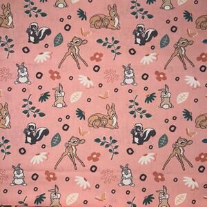 Disney Licensed Bambi & Friends Pack Cotton Fabric - 1/2 Yard - Flower, Thumper